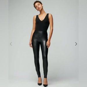 White House Black Market Faux Leather Leggings